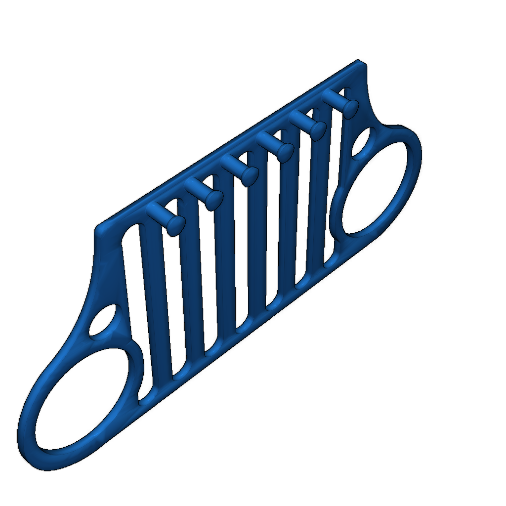 Ключница в форме решетки Джипа