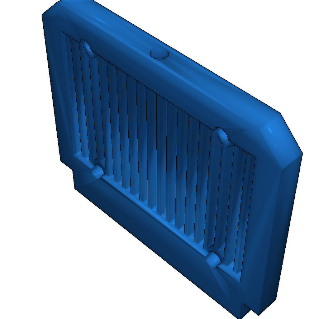 3D-модель радиатора для CJ5 1/10