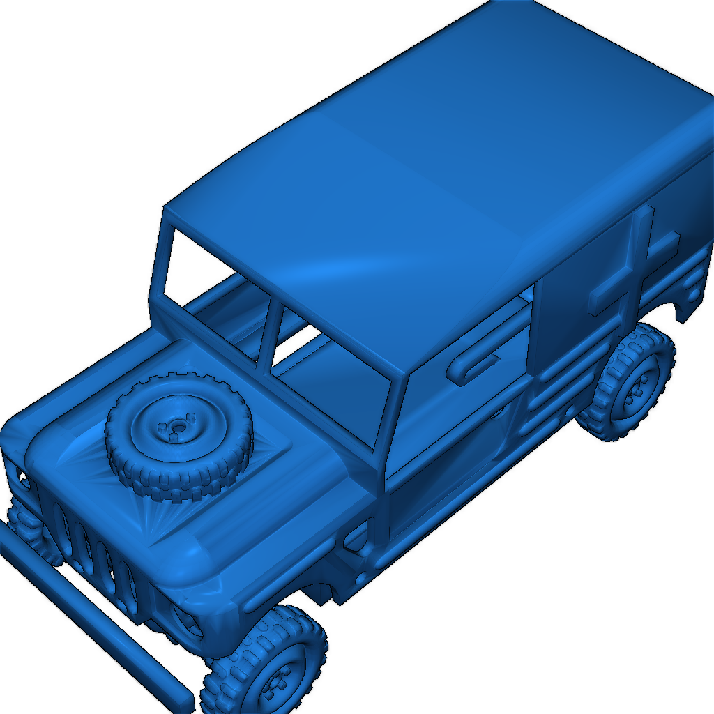 Старая армейская джип-скорая помощь