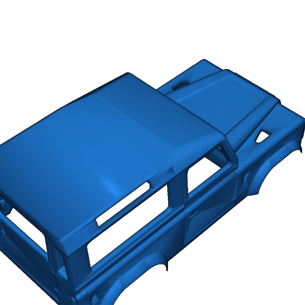 3D-модель корпуса для Orlandoo 1:32 Jeep Wrangler