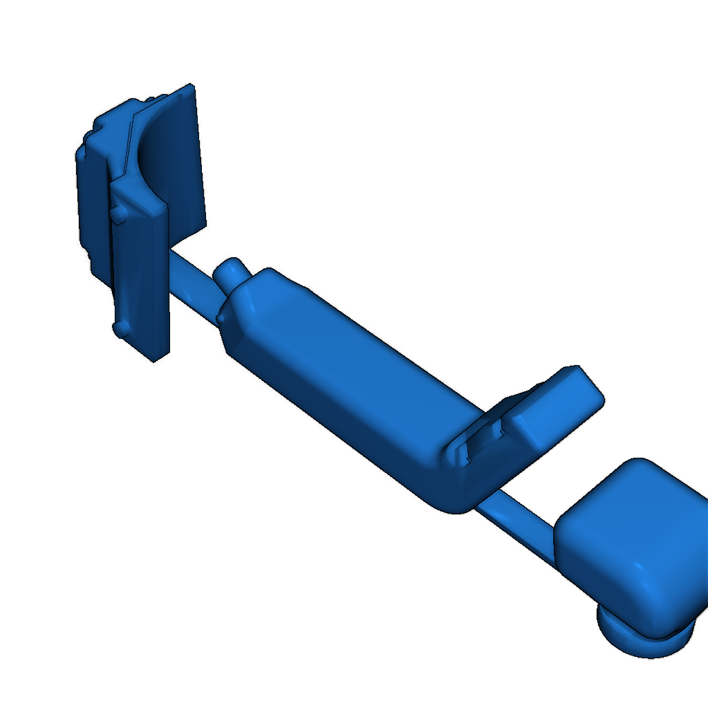3D-модель с поддержкой