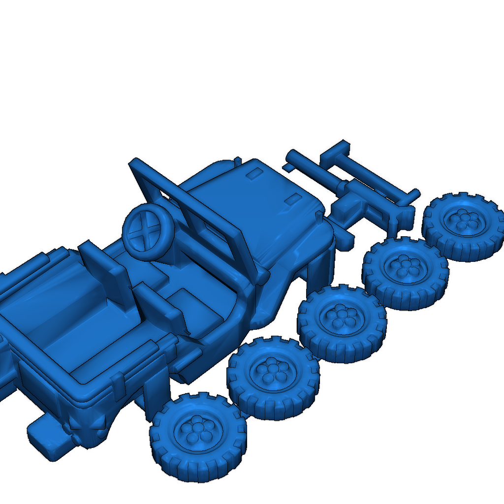 Модель Джипа (1/100)