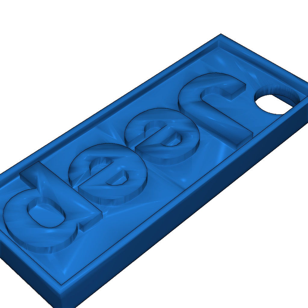 Брелок для ключей Jeep с надписью 'пиво' на обратной стороне