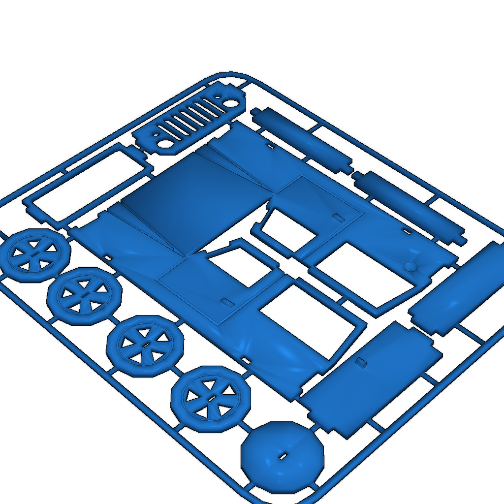 3D-модель карточки Jeep