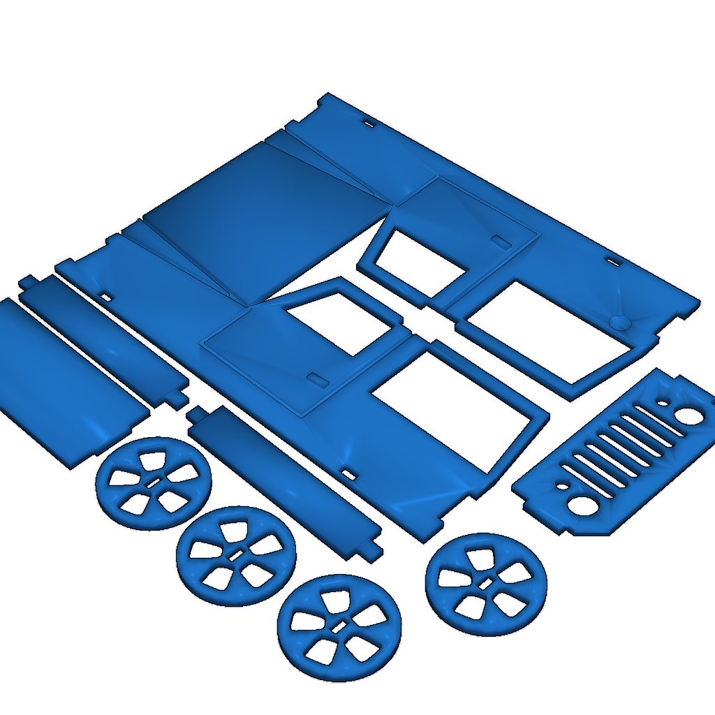 3D-модель карточки Jeep