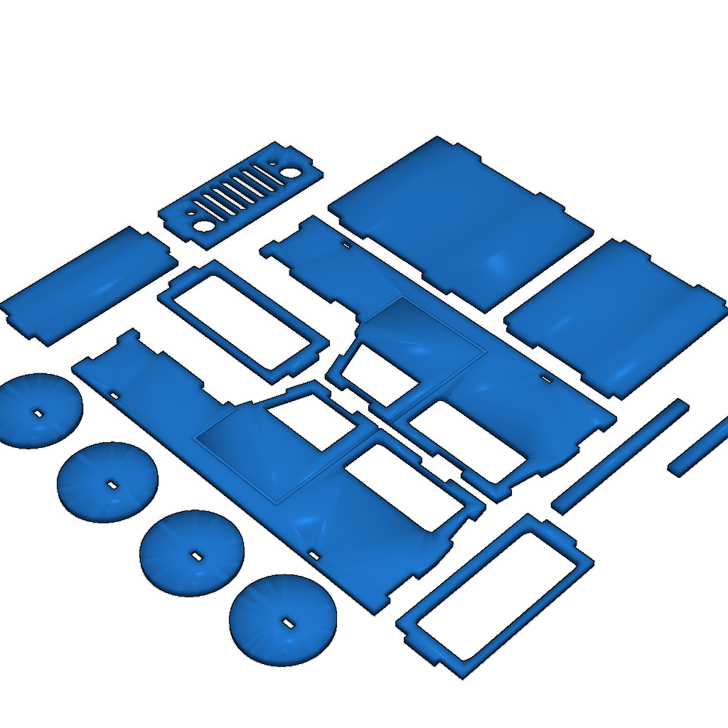 3D-модель карточки Jeep