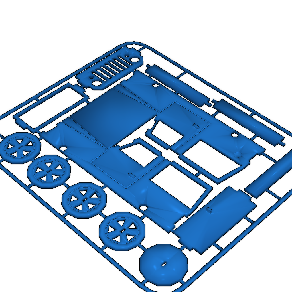 3D-модель карточки Jeep