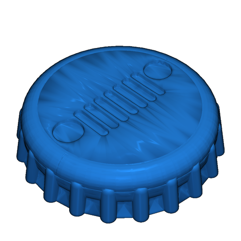 Бутылочная крышка с дизайном Jeep