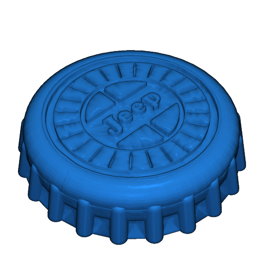 Бутылочная крышка с дизайном Jeep