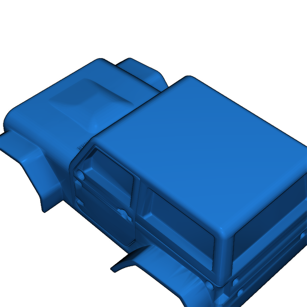 3D-модель 2-дверного JEEP Wrangler