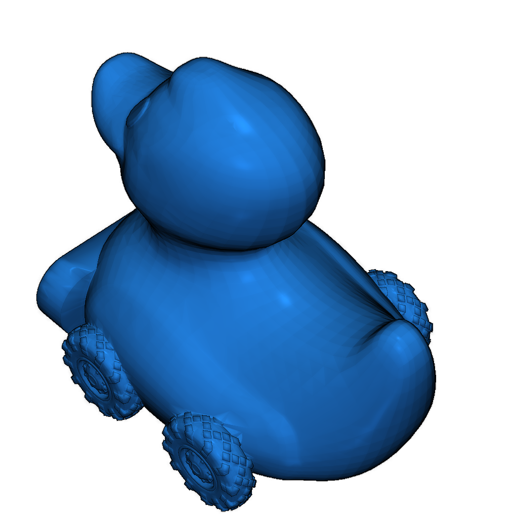 3D-модель утки с изменениями