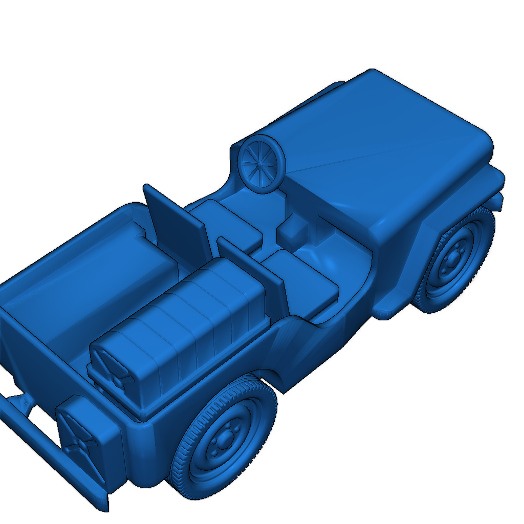 Пакет внедорожников Willys Jeep ВМВ в масштабе 1:100 (Flames of War)