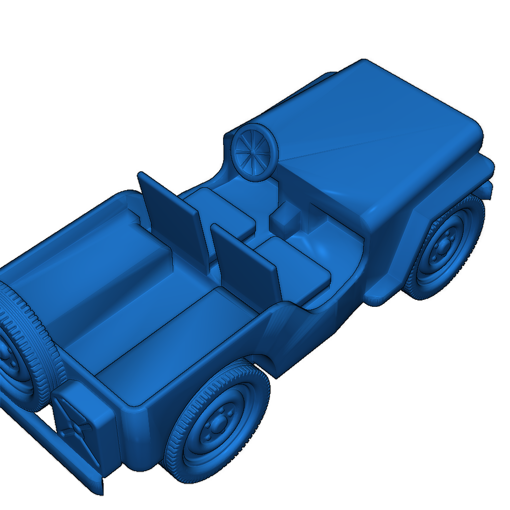 Пакет внедорожников Willys Jeep ВМВ в масштабе 1:100 (Flames of War)