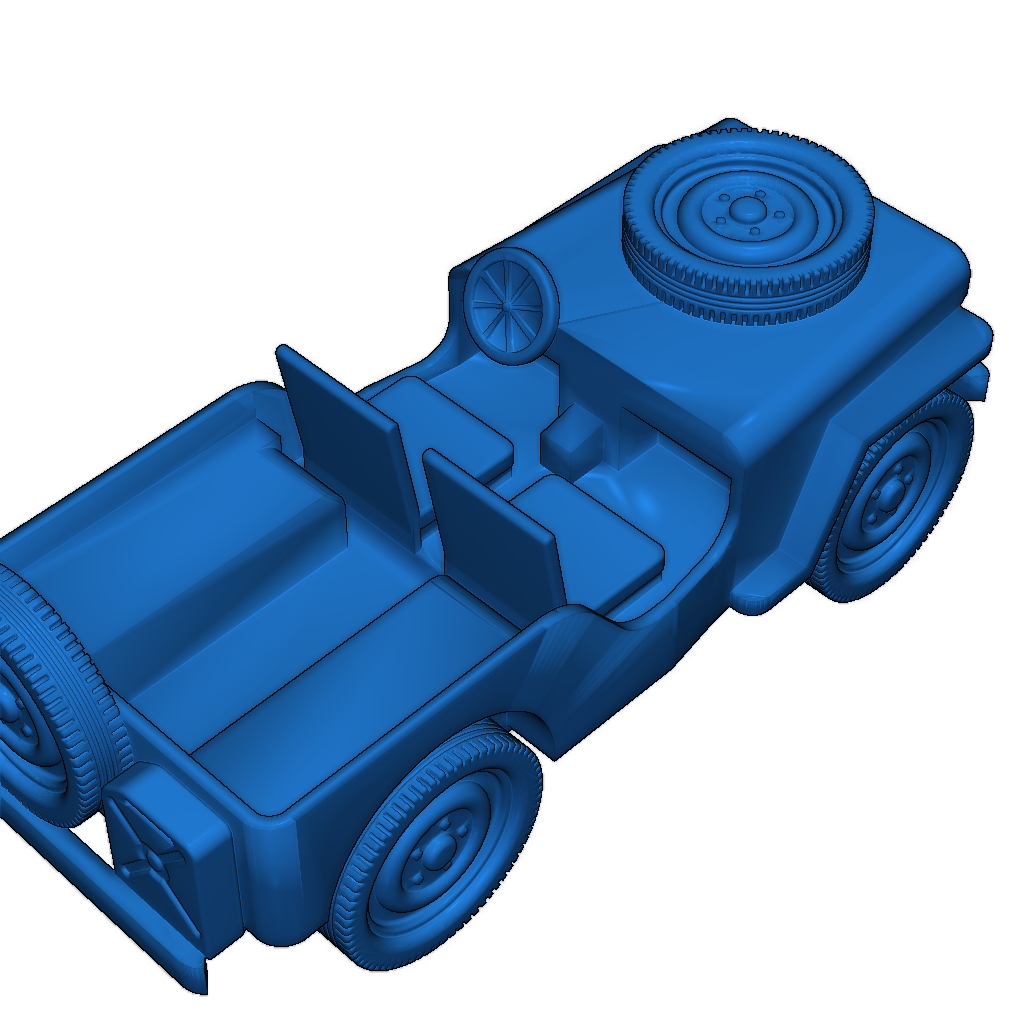 Пакет внедорожников Willys Jeep ВМВ в масштабе 1:100 (Flames of War)