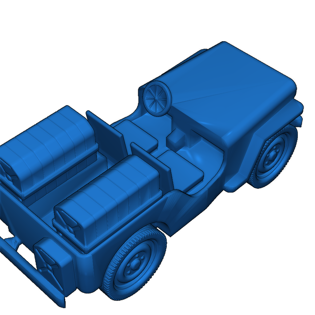 Пакет внедорожников Willys Jeep ВМВ в масштабе 1:100 (Flames of War)