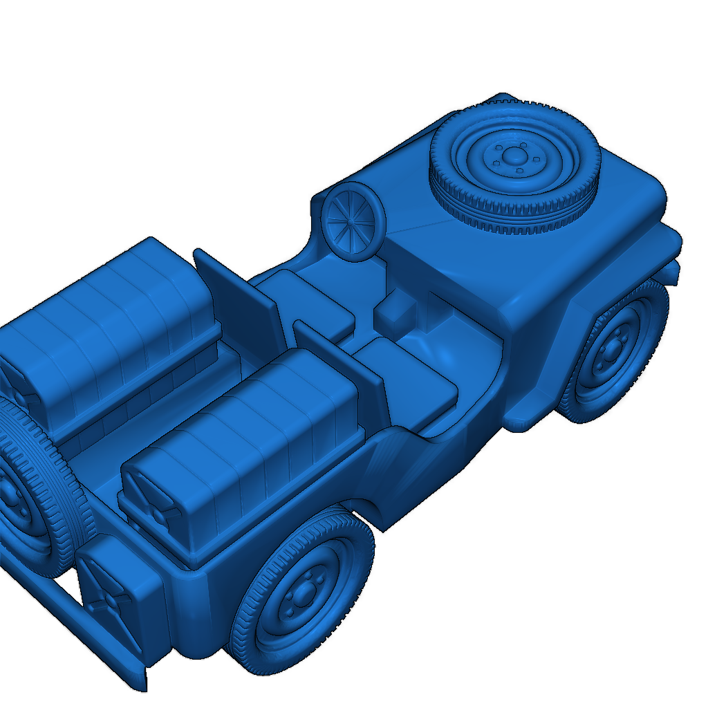 Пакет внедорожников Willys Jeep ВМВ в масштабе 1:100 (Flames of War)