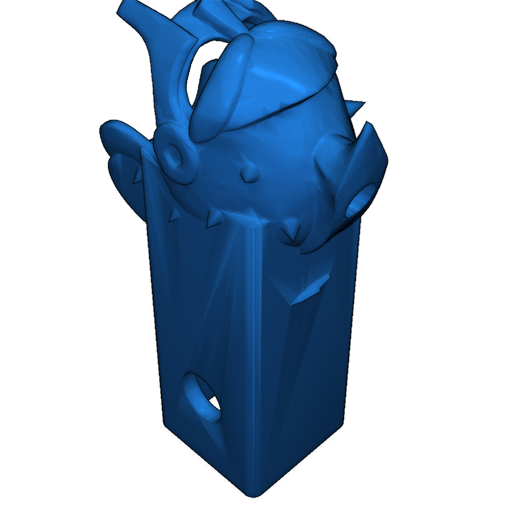 Гладиаторская голова для буксировочного устройства