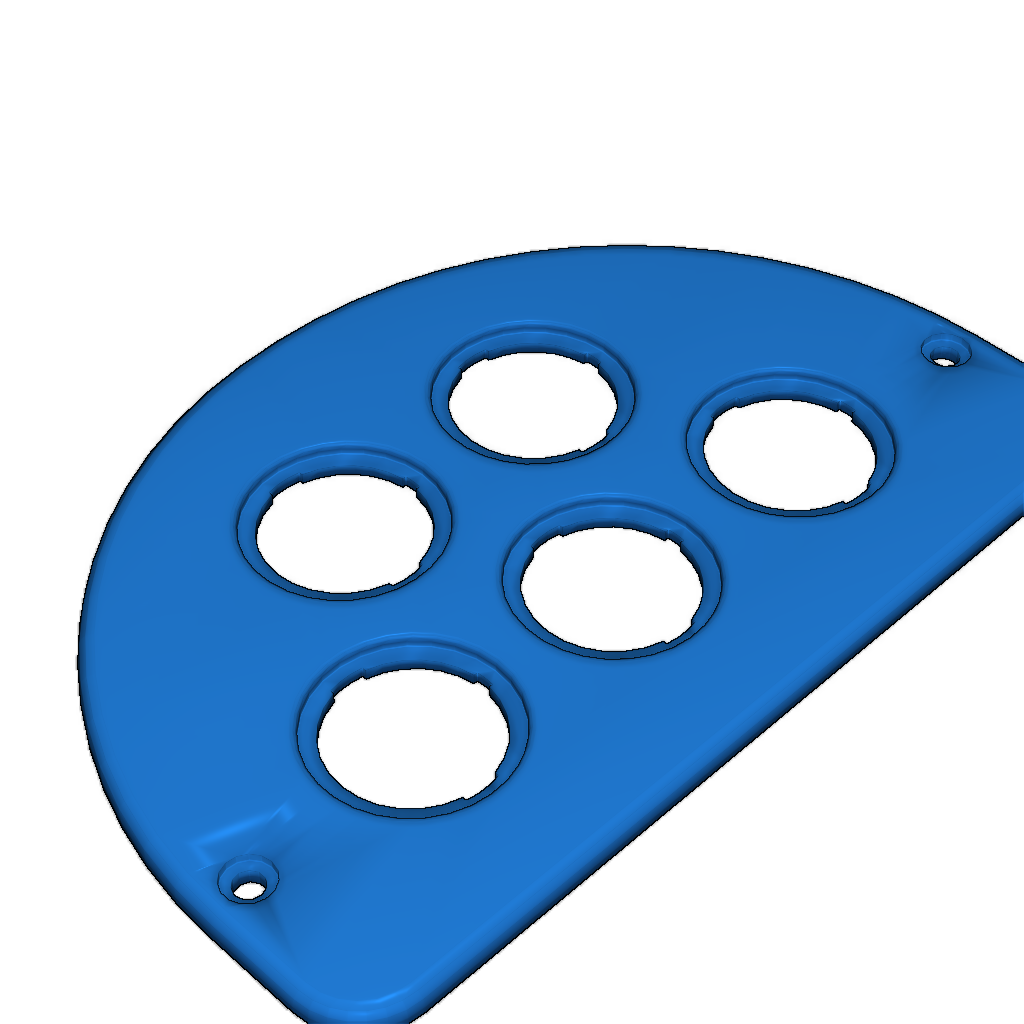 3D-модель панели переключателей для Jeep Cherokee XJ