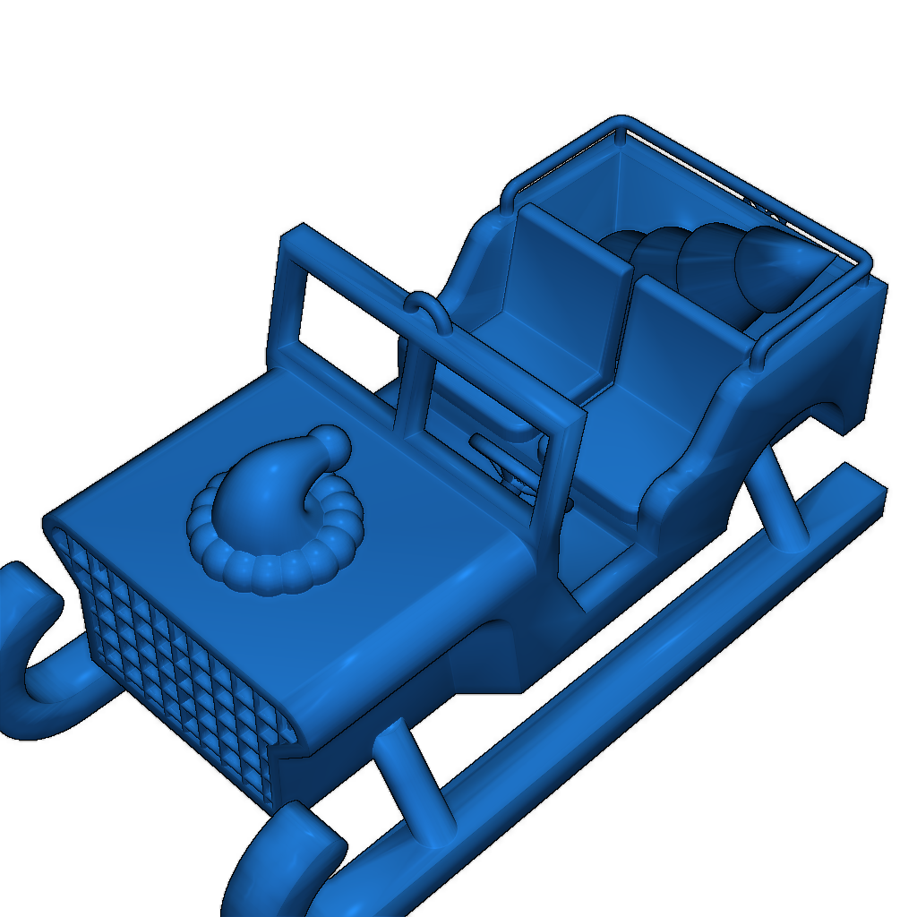 Смешной рождественский Джип