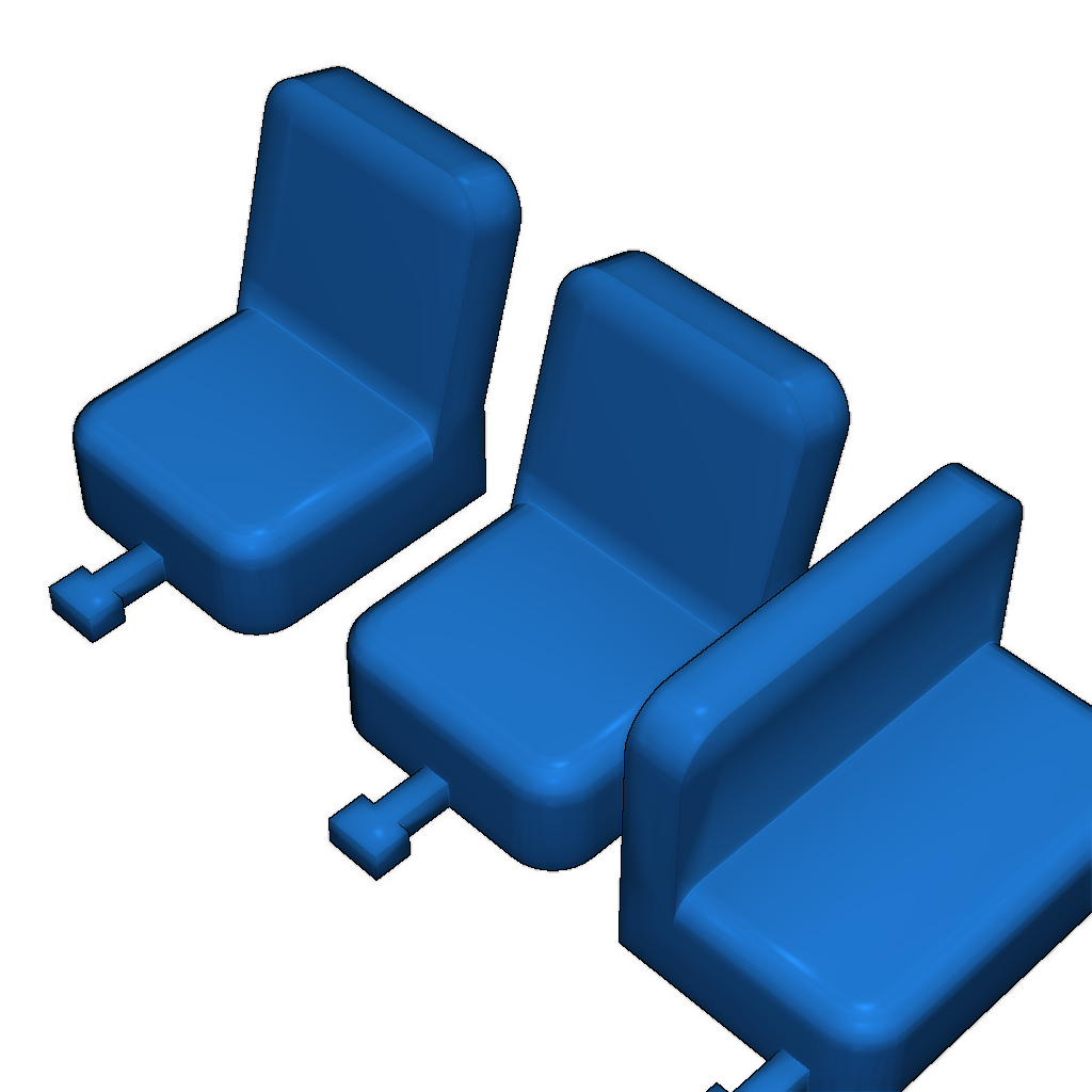 Набор игрушек для 3D-печати в масштабе 1:64