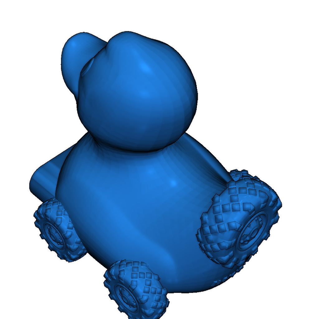 Поддержка запасного колеса и клюва