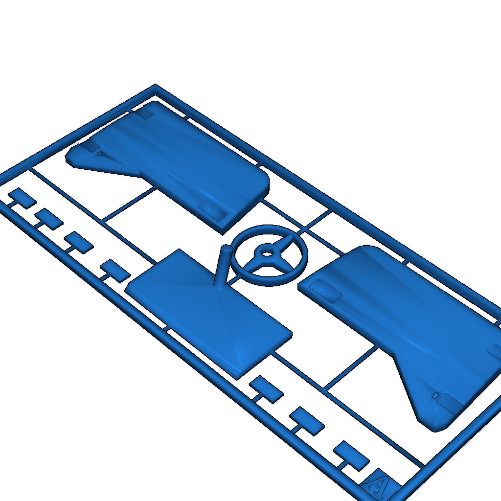 Детальный 3D-печатаемый набор Jeep Wrangler Sahara в масштабе 1:20