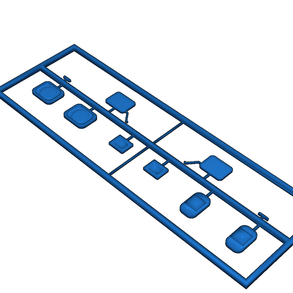Детальный 3D-печатаемый набор Jeep Wrangler Sahara в масштабе 1:20