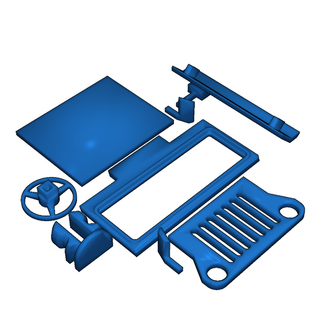 32-кратная модель Jeep Willy's