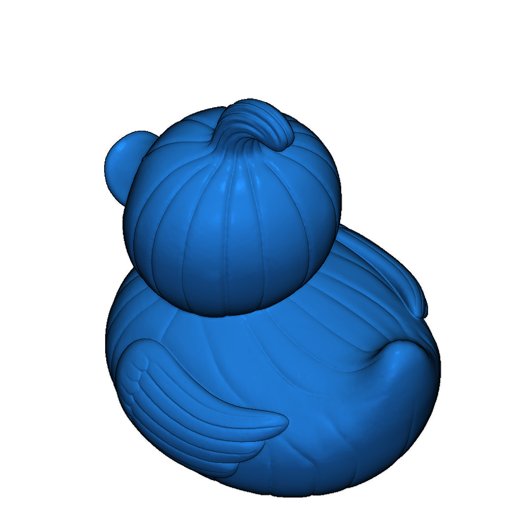 Уютная утка в стиле Джек-О-Лантера