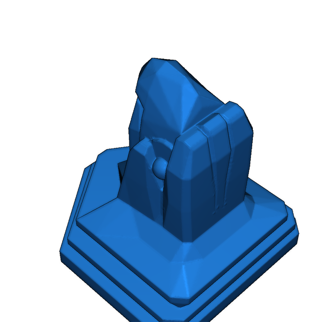 3D-модель готического орла из нержавеющей стали