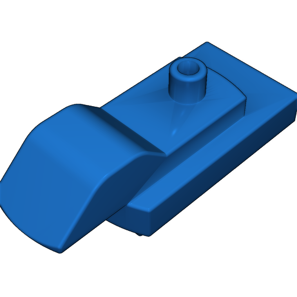 3D-модель замка stow-n-go для микроавтобуса