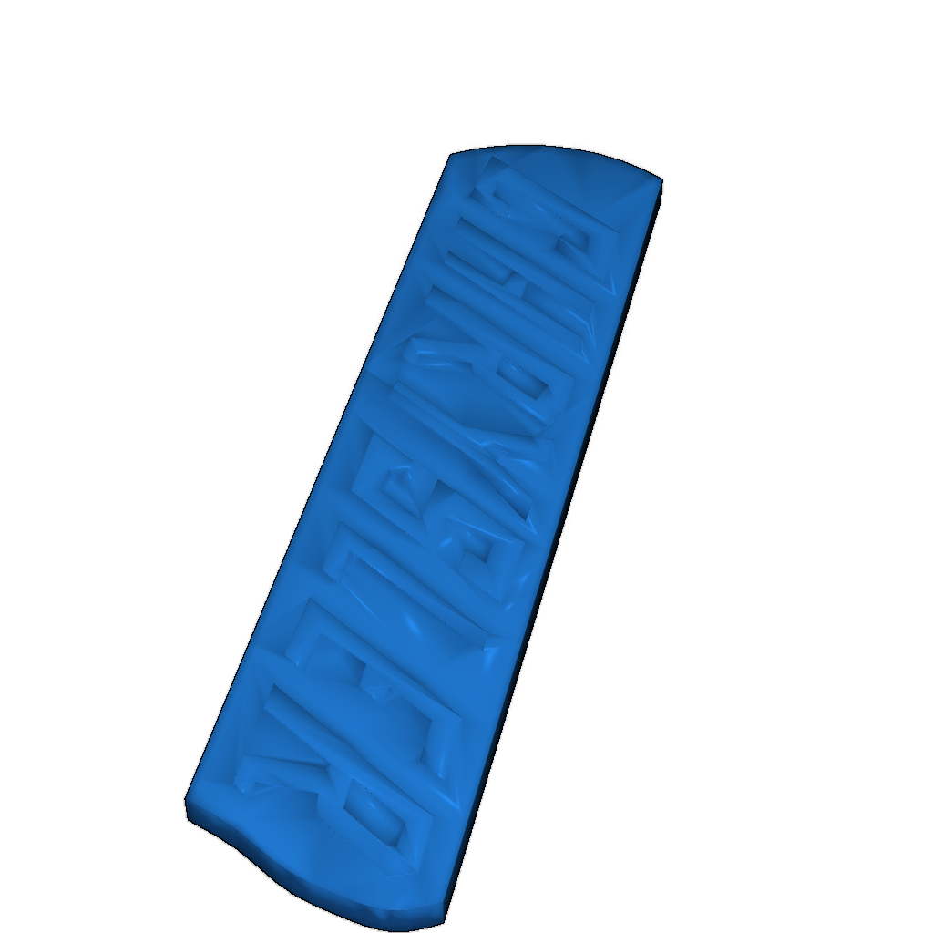 3D Модель с настройками для цветной печати