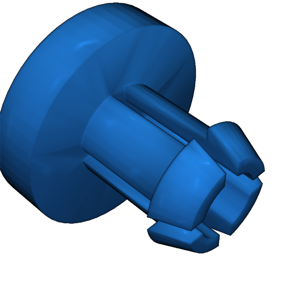 Заводная крышка для топлива с креплением