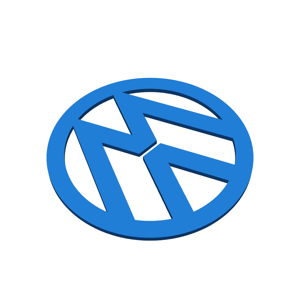 Логотип Volkswagen CAD | Fusion 360 | Pistachio Graphics