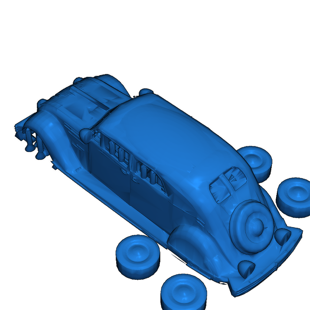 Упрощенная 3D-модель для печати в масштабе N