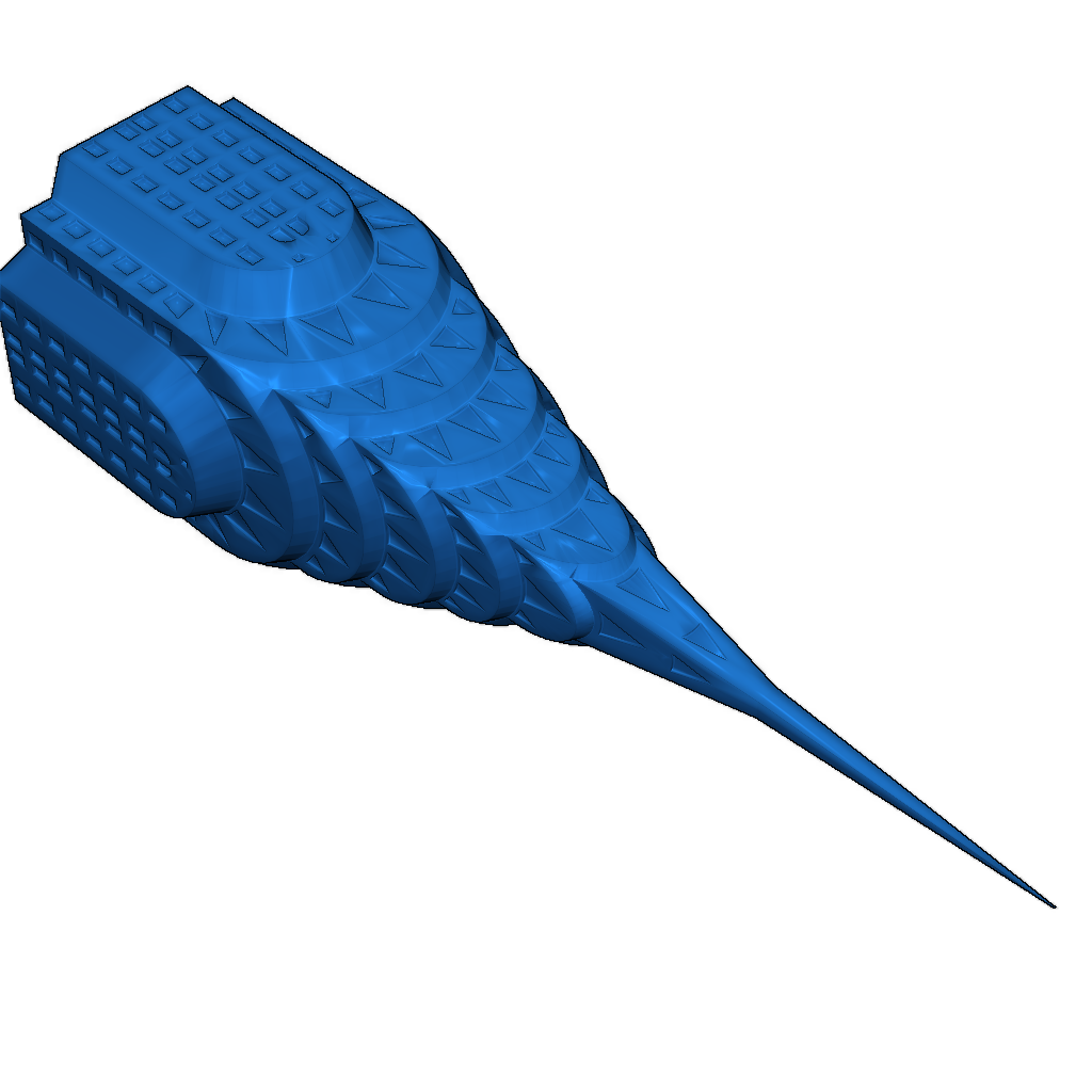 3D Модель Хрустального Здания с Внутренним Освещением