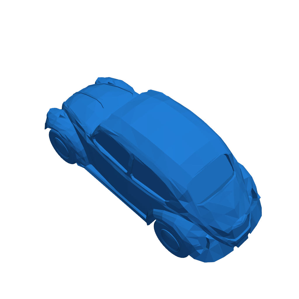 3D модель Volkswagen Beetle