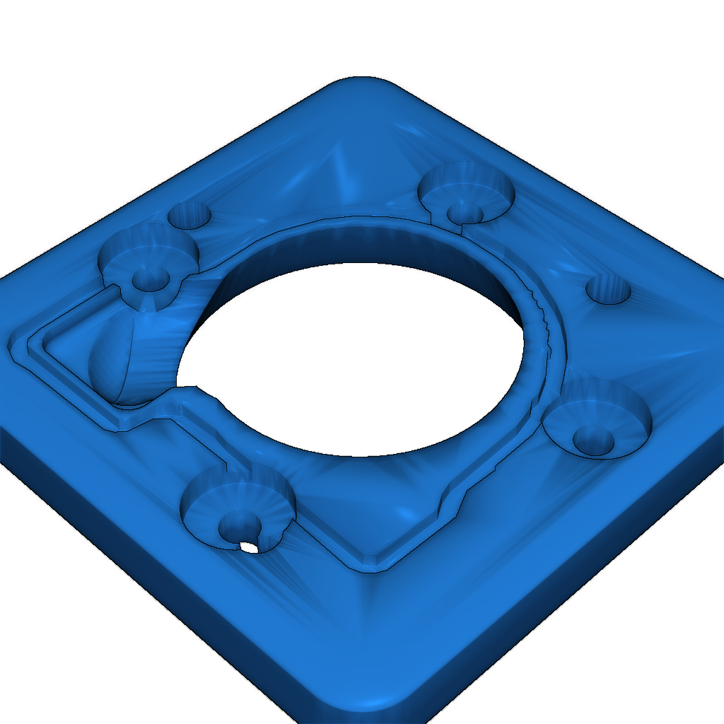 Адаптер для установки дроссельной заслонки Dodge, Jeep, Chrysler 4.7L V8 на впускной коллектор 08+