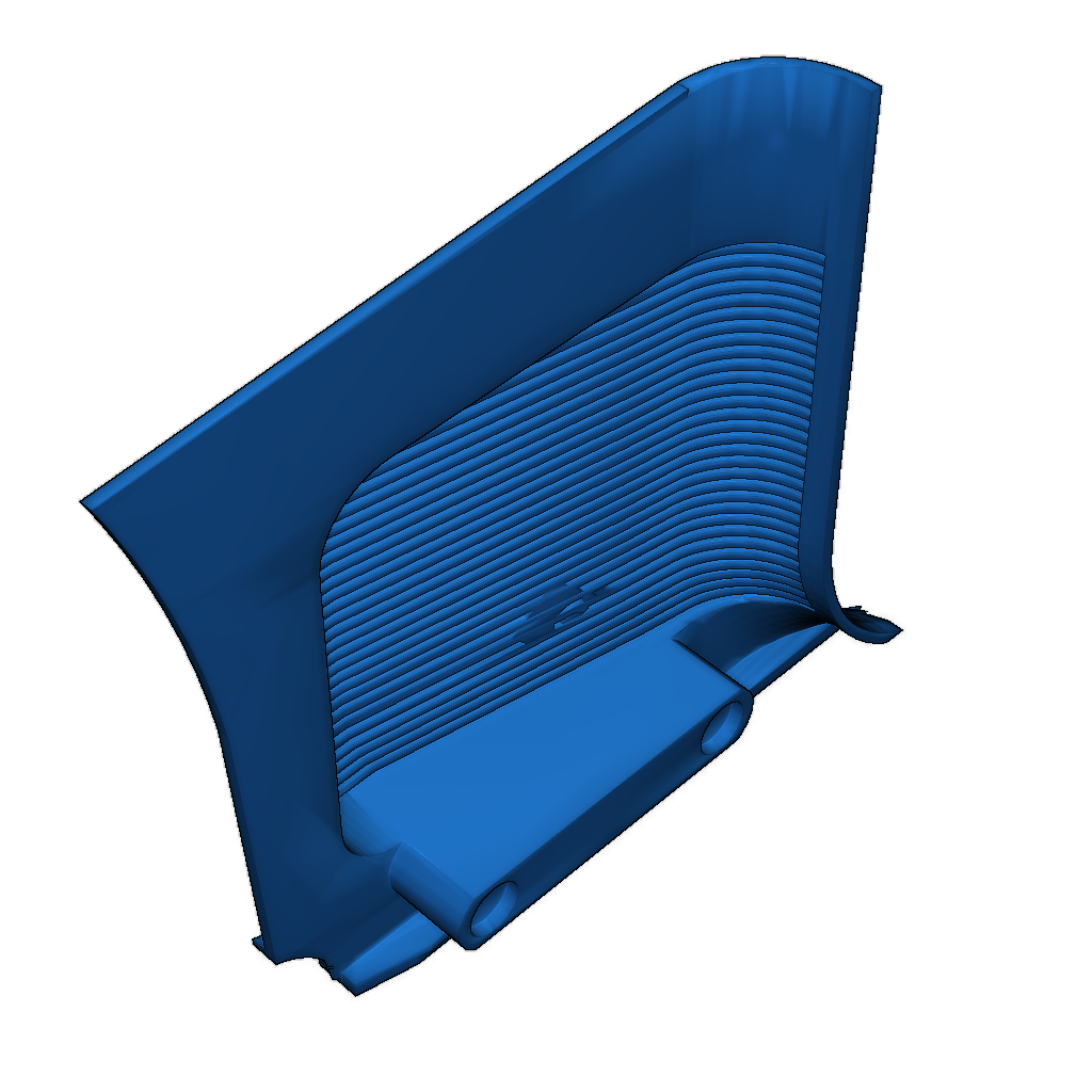 3D напечатанные кастомные панели для ног с заменяемыми накладками