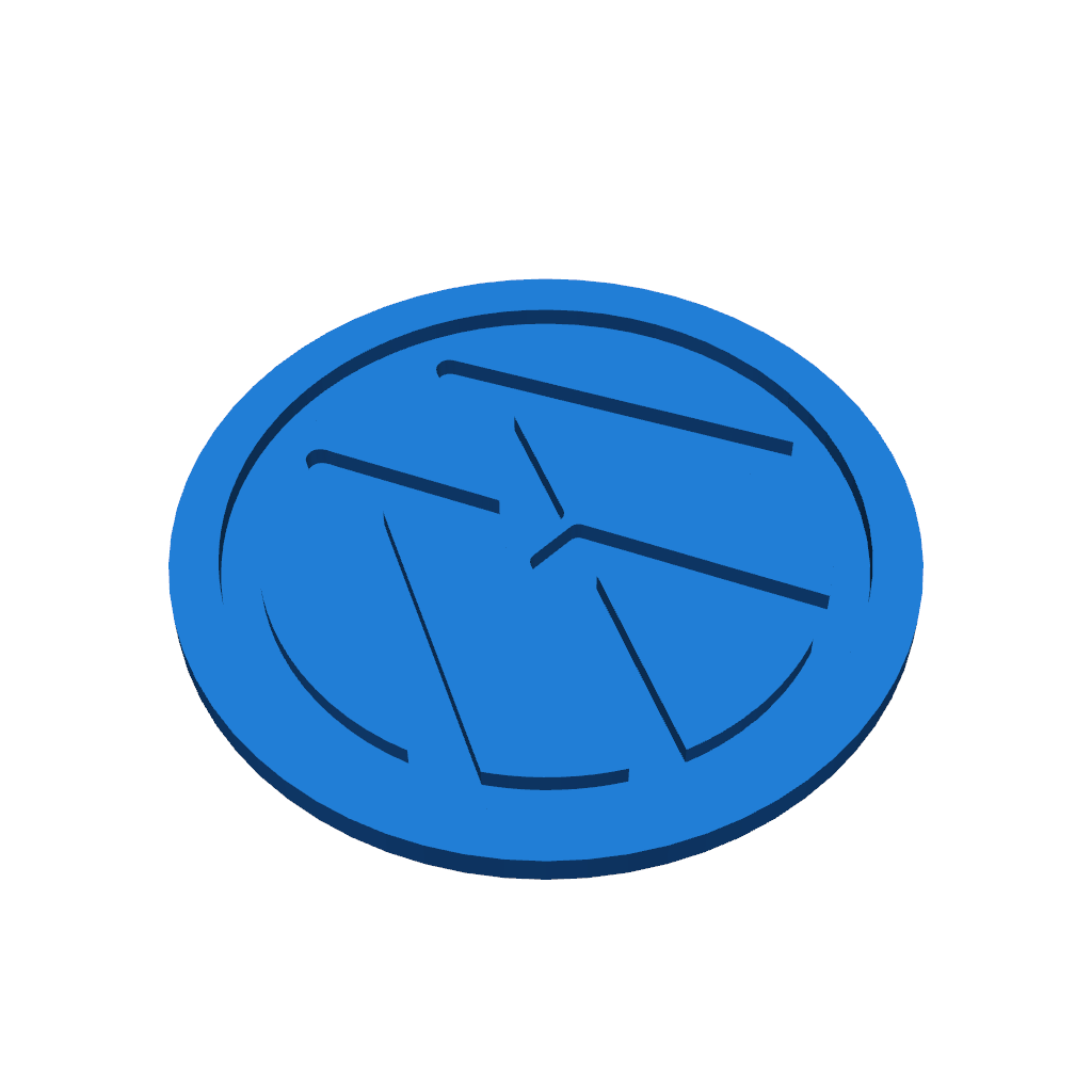 3D-модель VW логотипа