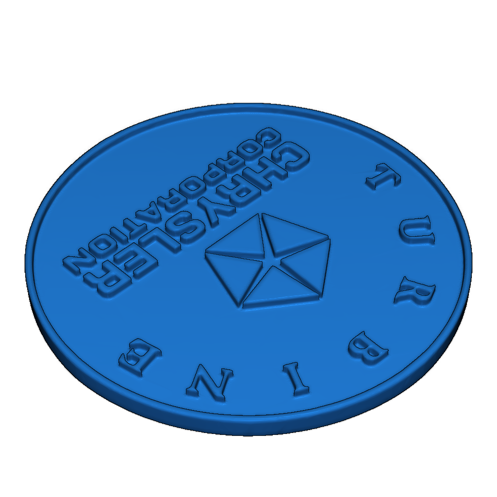 Медальон впуска Chrysler Turbine