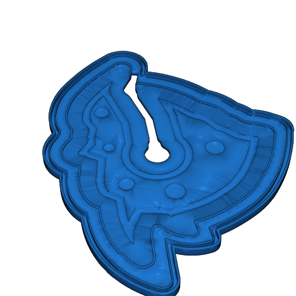 Индивидуальный светящийся эмблема демона