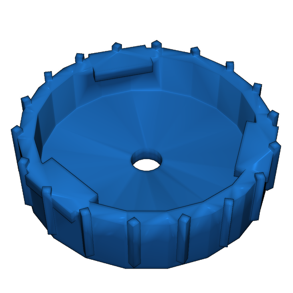 Капсула с 3 зубцами для главного тормозного цилиндра Jeep Chrysler и др.