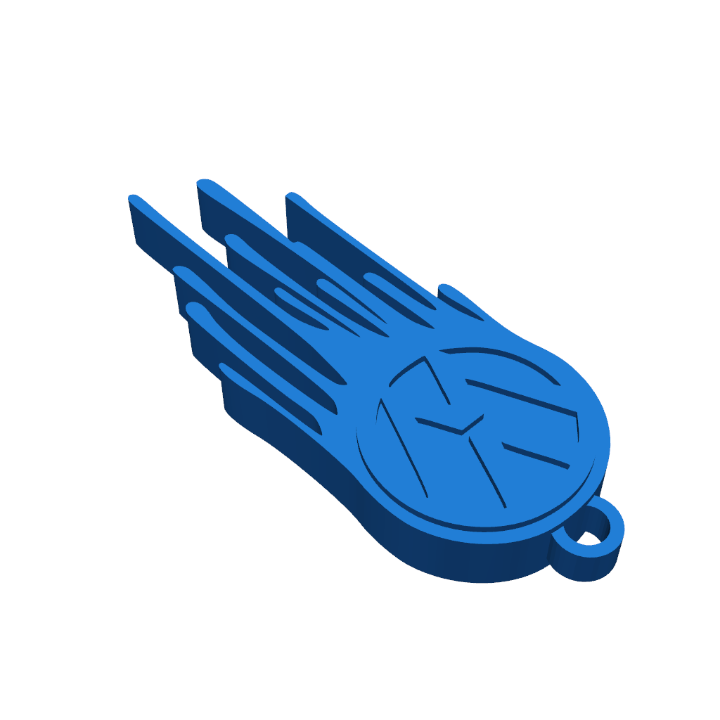 Брелок Volkswagen с логотипом капли краски