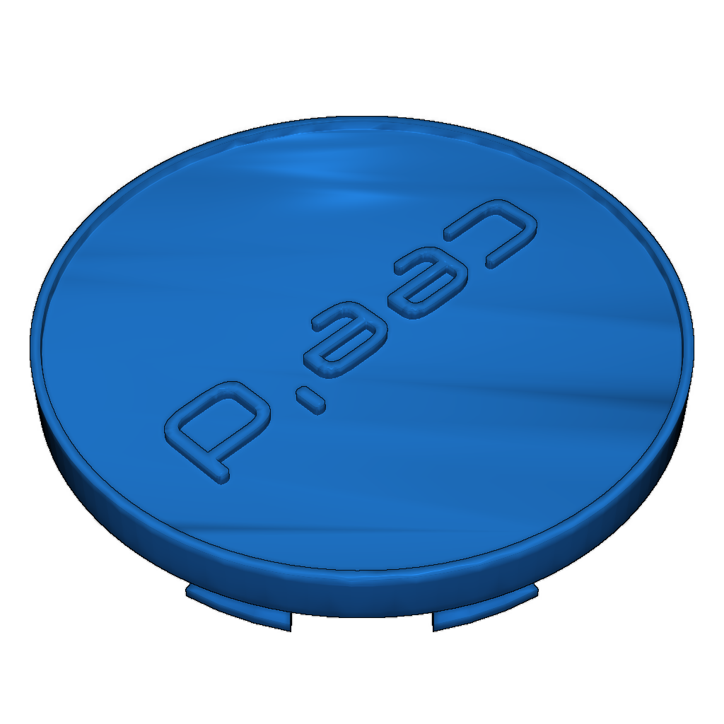 3D модель с внешним диаметром 60 мм и внутренним 54 мм