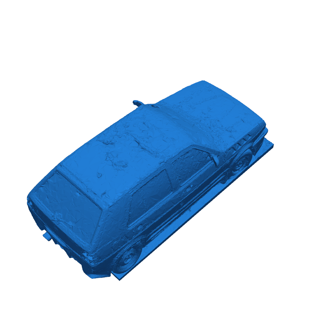 3D скан Volkswagen Golf mk2