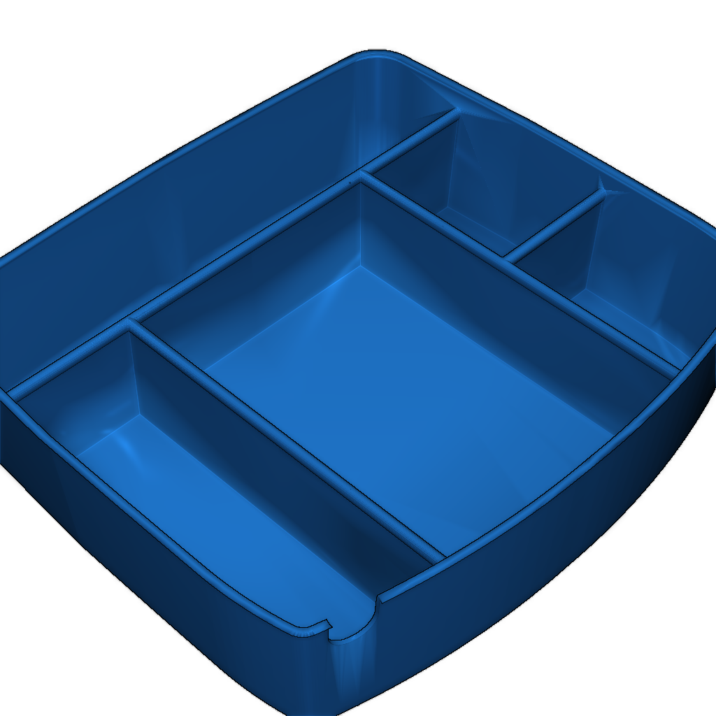 Модель подноса с улучшенной кромкой