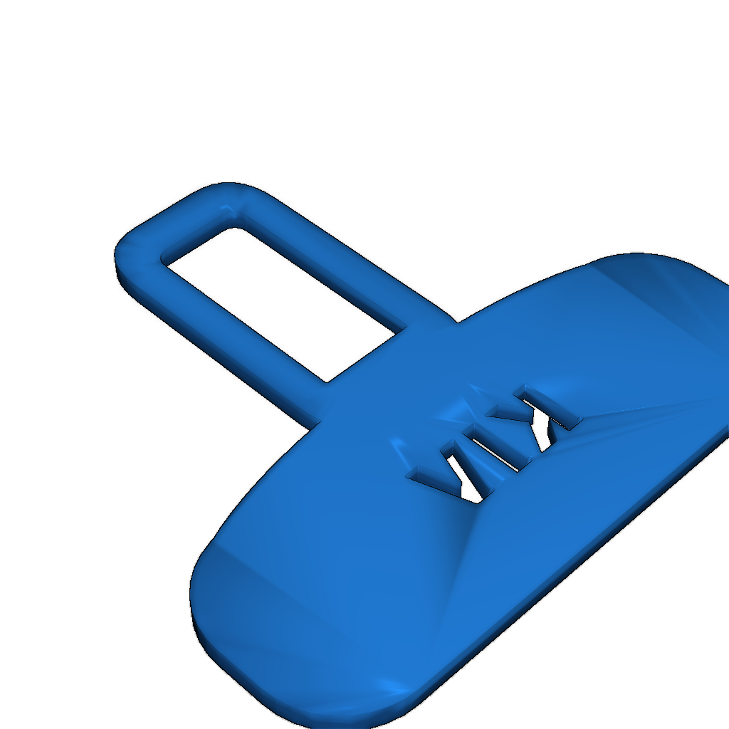 Модель застежки ремня безопасности Kia