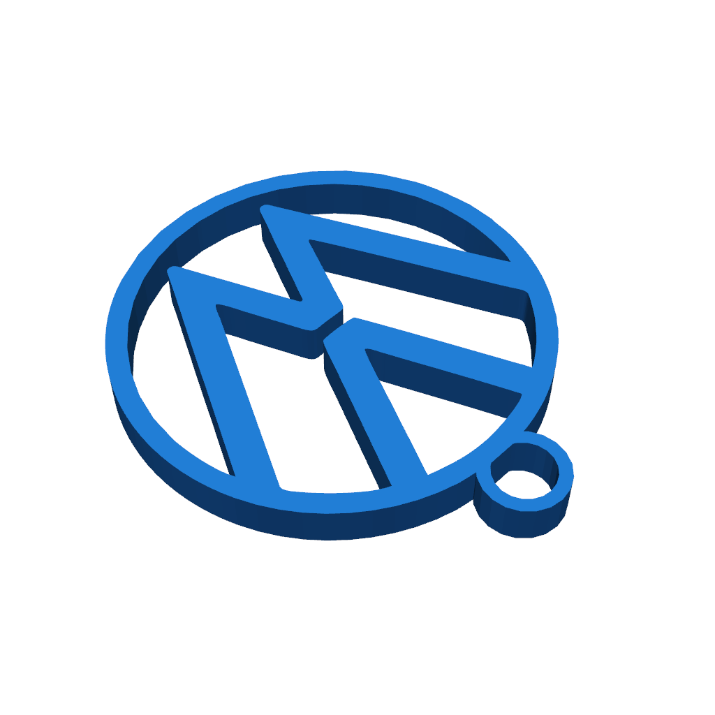 Брелок с логотипом Volkswagen