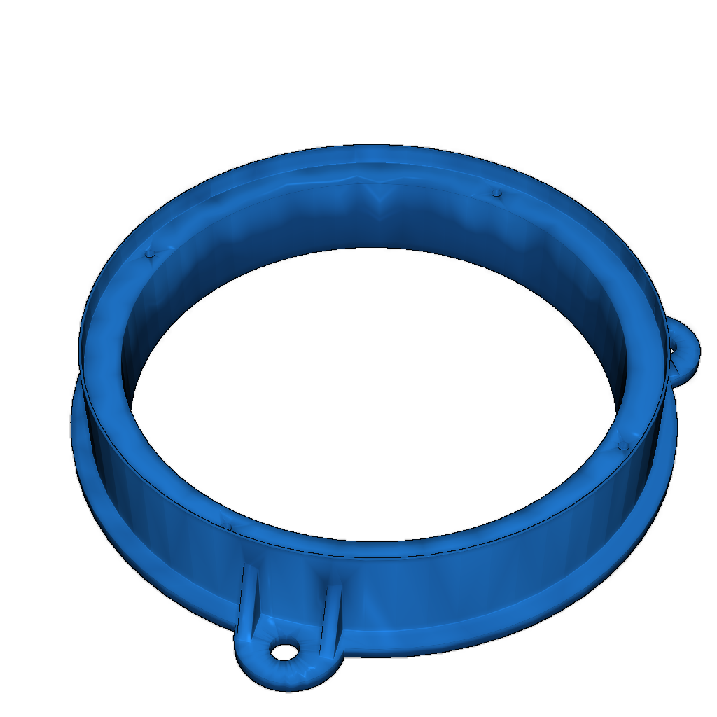 Кольцо динамика Kia Rio UB для установочных 6.5 дюймовых фронтальных динамиков